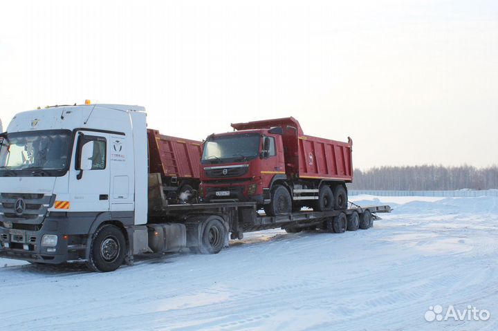 Фура трал перевозка негабарита