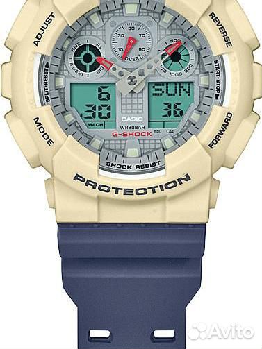 Мужские наручные часы Casio G-Shock GA-100PC-7A2