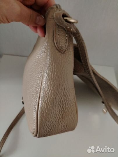 Сумка женская натуральная кожа кросс-боди б/у