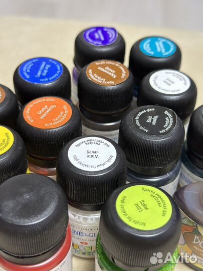 Витражные краски