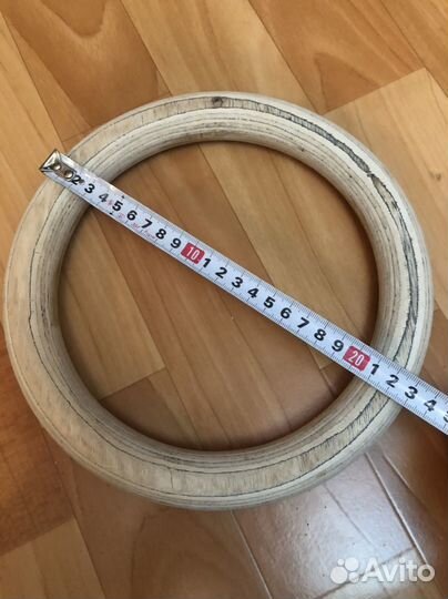 Кольца спортивные гимнастические деревянные