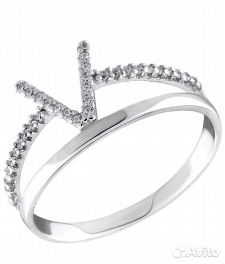 Серебряное кольцо. Размер 15,5