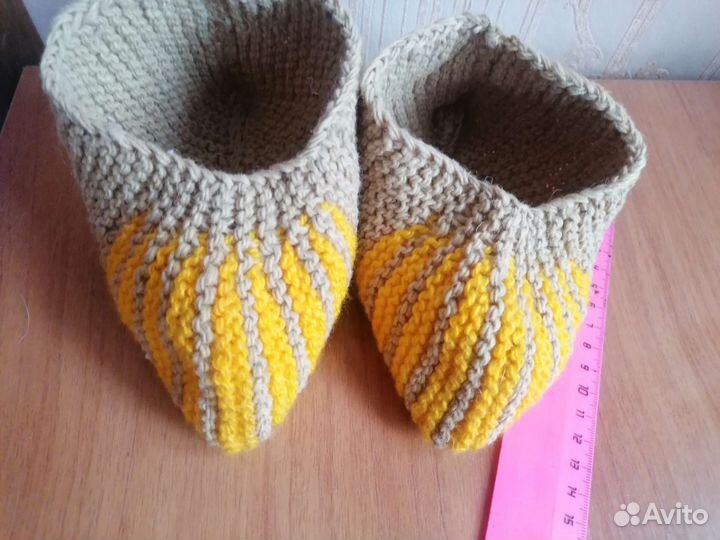 Вязаные носки следки