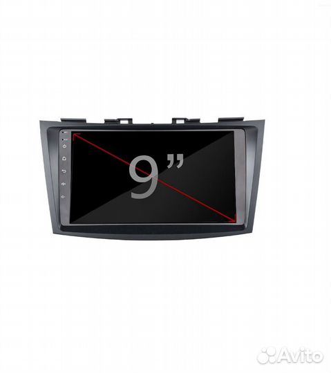 Suzuki Swift 2011-2016 Android 8.1 9 дюймов