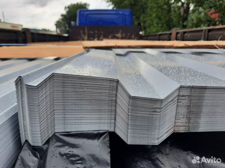 Профлист оцинкованный окрашенный С-8 0,65х1150