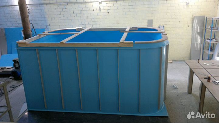 Пластиковая купель бассейн для купания
