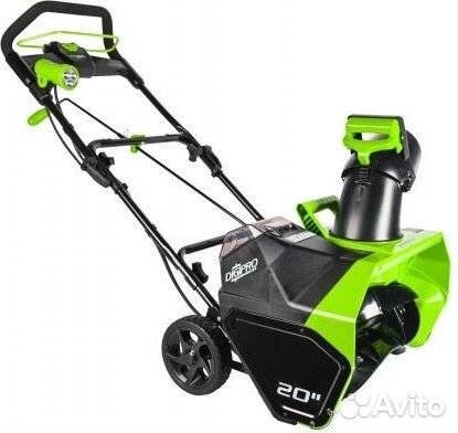 Снегоуборщик аккумуляторный greenworks GD40STK5 26