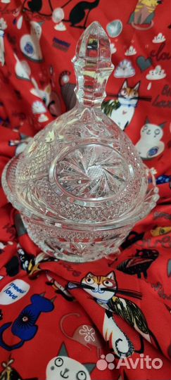 Ваза для фруктов богемия