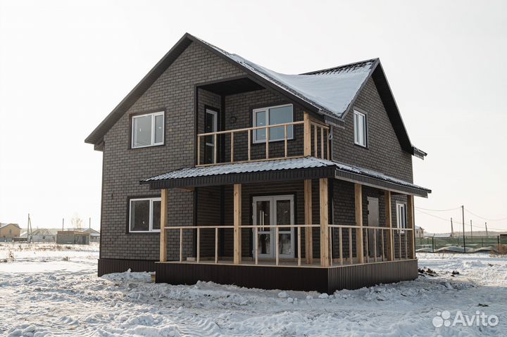 Готовый дом 126 кв.м каркасный в ипотеку 16-439