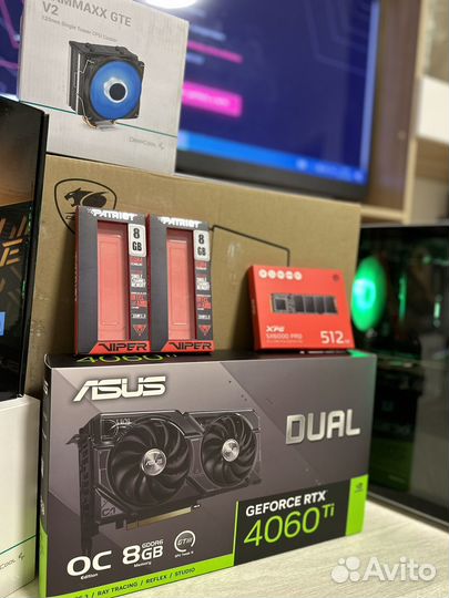 Игровой пк intel core i5 12400 /RTX 4060TI /16 ram