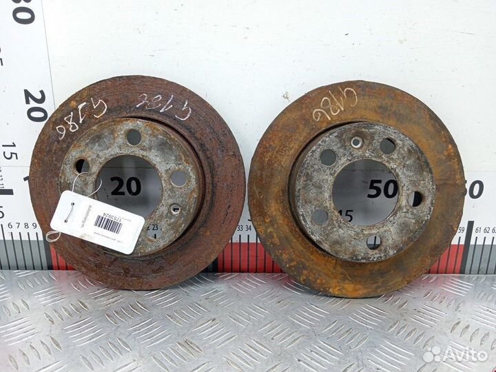 Диск тормозной задний для Audi A3 8L 2Q0615601H