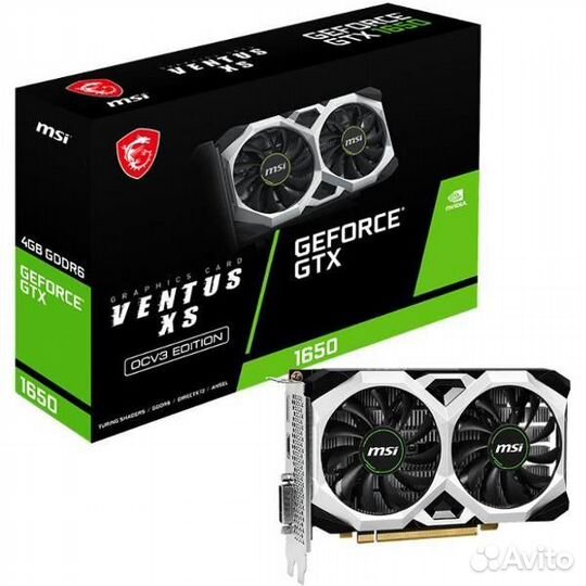 Видеокарта MSI nvidia GeForce GTX 1650 GTX 1650 D6