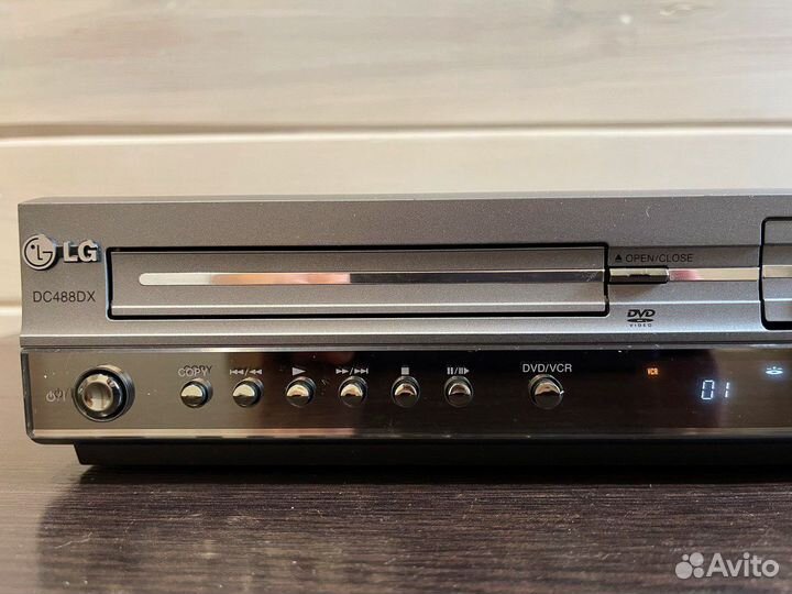 DVD VHS 6head полный комплект состояние LG