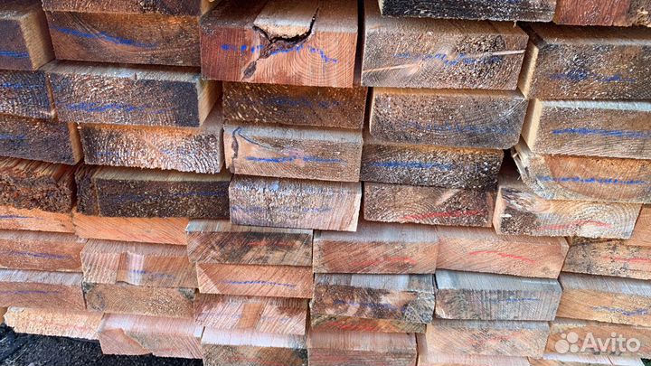 Доска обрезная сухая хвоя 1 сорт