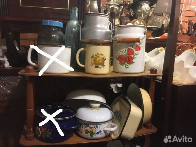 Посуда старинная разная прошлого века, СССР