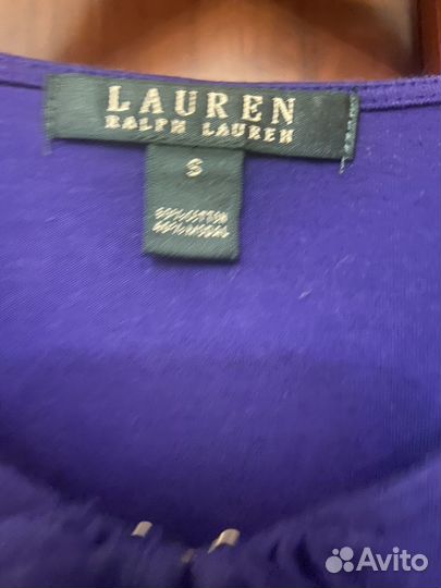 Лонгслив с жабо ralph lauren