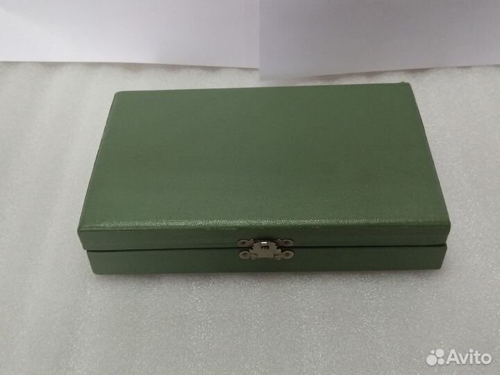 Набор чайных ложек в коробке. Мельхиор Кольчугино