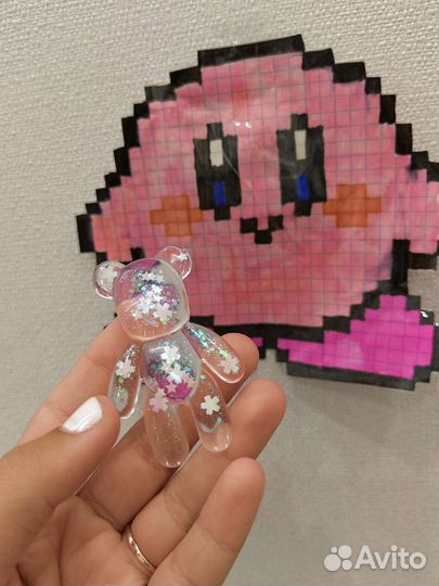 Мишка из эпоксидной смолы(ручная робота)