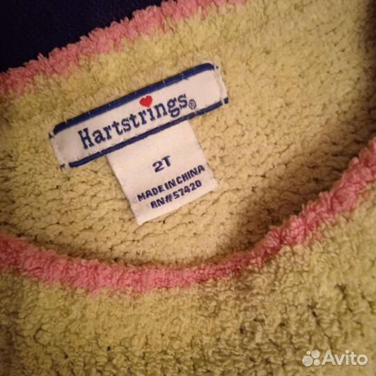 Свитер джемпер нарядный для девочки на 2/3г