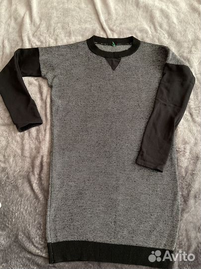 United colors of benetton шерсть платье и свитер