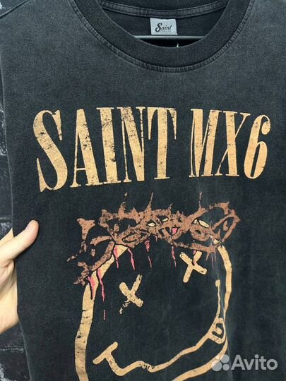 Стильная футболка Saint Michael Nirvana (хит)