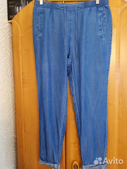 Брюки 48 р. летние на резинке Zolla