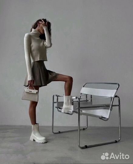 Шорты женские кожаные