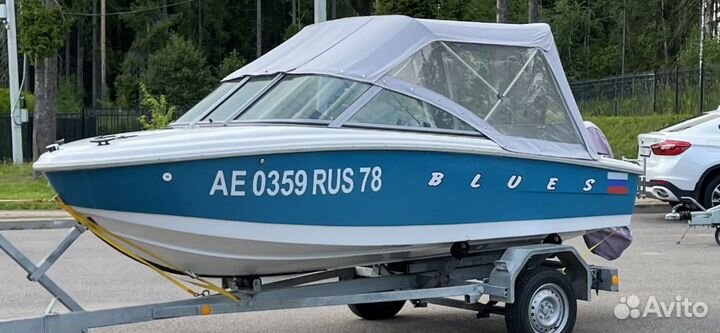 Катер Блюз + меркури 30