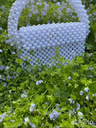 Сумка из бусин ручной работы