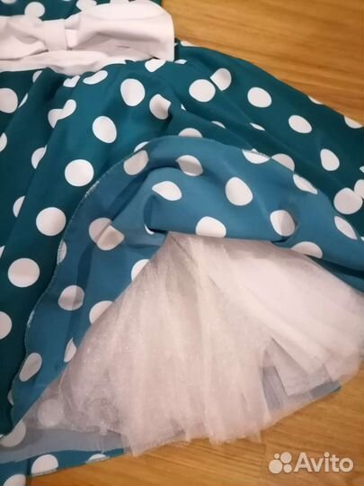 Платье для девочки от2до6лет длина68см