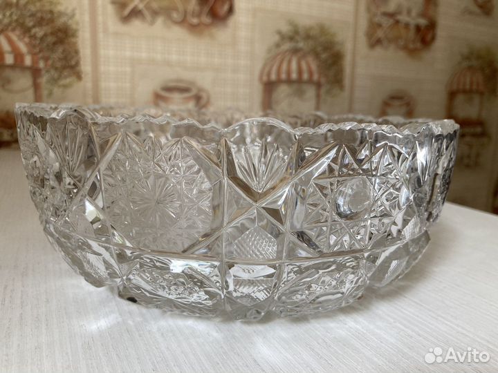 Хрустальная ваза / салатник СССР