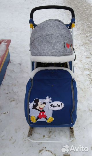 Коляска- санки Nika Disney baby 2