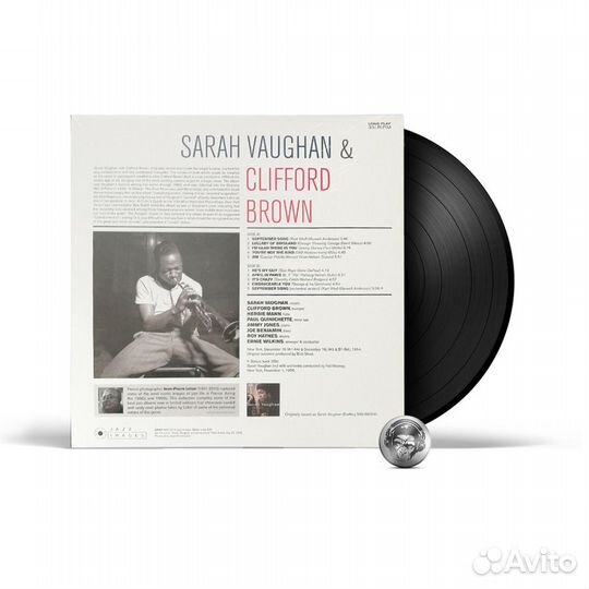 Виниловая пластинка Sarah Vaughan & Clifford Brown LP