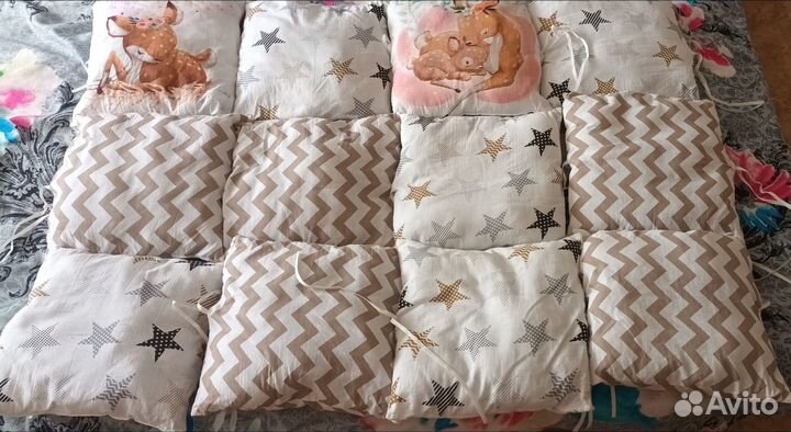 Комплект бортиков в кроватку