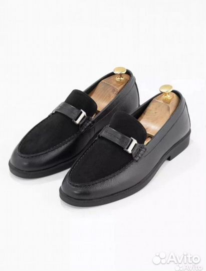 Лоферы мужские кожаные