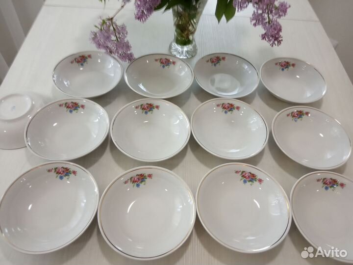 Набор столовой посуды Дулево СССР