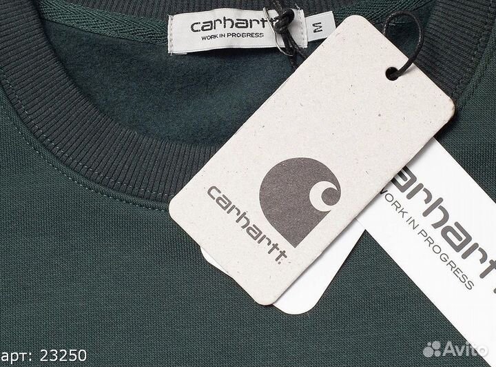 Свитшот Carhartt black brnd WIP2 Зелёный