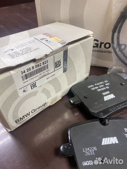 Колодки тормозные BMW X5M X6M 34217991043 оригинал