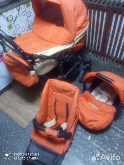 Коляска 3 в 1 mikado