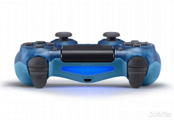 Dualshock 4 прозрачный синий