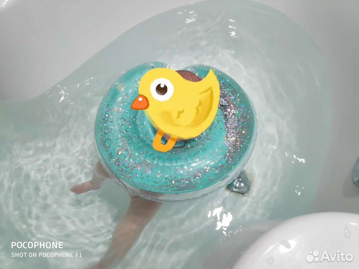 Ванночка для купания с горкой