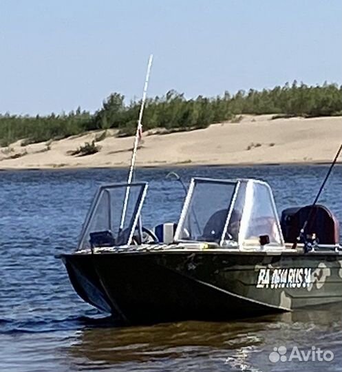 Стекло с калиткой для лодки Южанки/Казанки