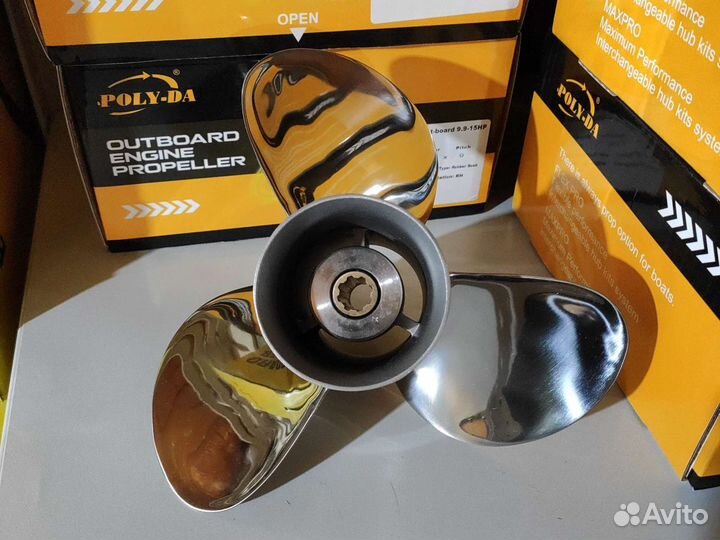 Гребной винт Yamaha 9.9-15; 3х9-1/4х9-J, сталь