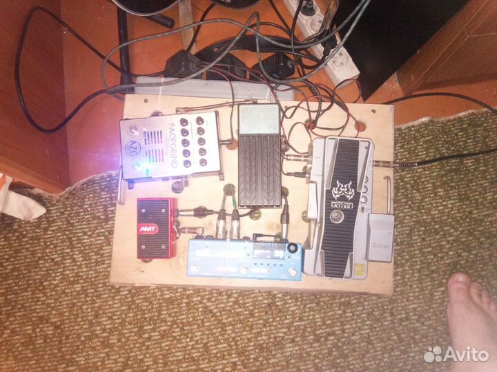 Гитарные педали boss FV-50H, AZG facegrind preamp