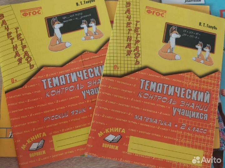 Тематический контроль. Рабочие тетради 2-4 классы