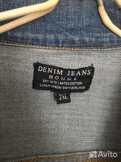 Джинсовая куртка мужская