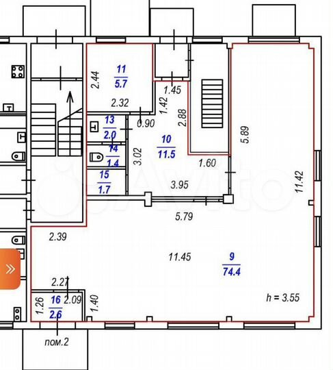Свободного назначения, 99.3 м²