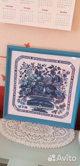 Картина вышитая крестом