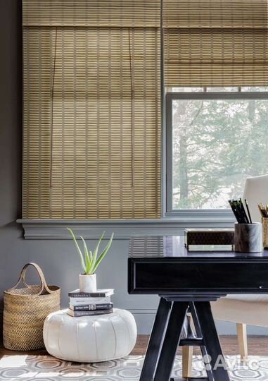 Жалюзи рулонные бамбуковые