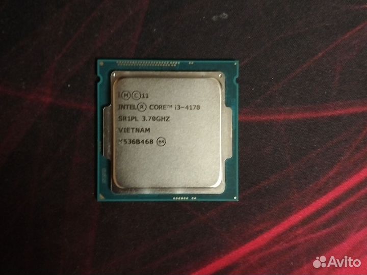 Процессор Intel core i3 4170